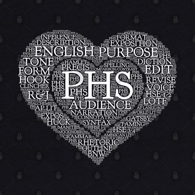 PHS English Love White Text by beyerbydesign